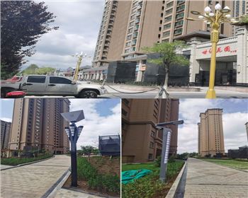 寧夏平涼新世紀集團世紀花園庭院燈路、景觀路燈項目